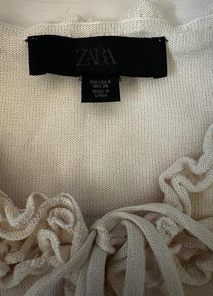 Блуза на лямках zara размер s 7