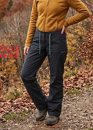Теплі туристичні штани quechua decathlon sh100 брюки на флісовій підкладці