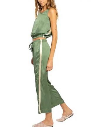 Атласные брюки britt track pant (s)
