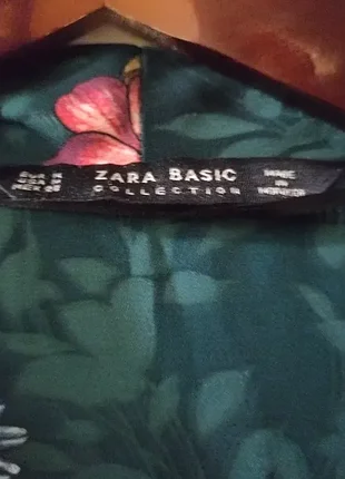 Блуза кимоно на запах zara basic m/28 4