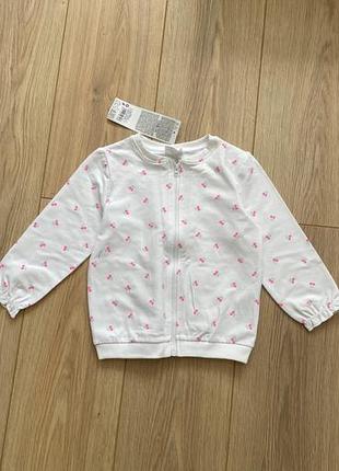 Кофточка на замочку для дівчинки 👧 98 см
