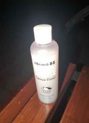 Зволожувальний тонер-есенція з керамідами kwailnara milk ceramide toner, 200 мл