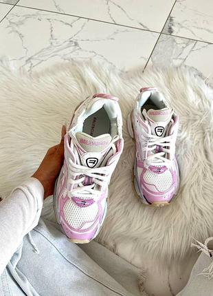 Balenciaga runner white pink 4