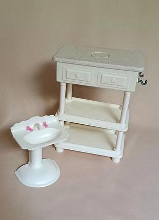 Оригинальная винтажная мебель для кукол barbie mattel. sweet triats barbie (1998 год).