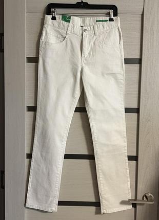 Стильні білі джинси united colors of benetton розм.2xl (11-12 років, зріст 160 см)