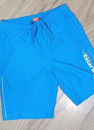 Шорти на хлопця підлітка puma 152 зріст блакитні оригінал