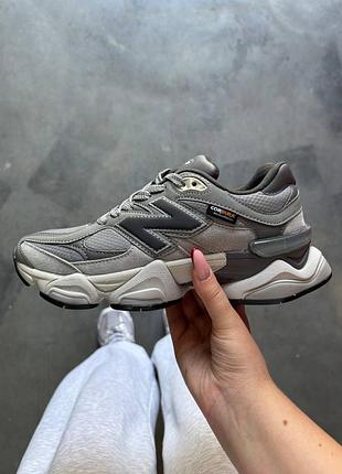 Женские кроссовки new balance 9060 cordura grey 1950 беланс серого цвета