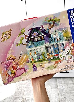 Онструктор zhe gao 921015 волшебный дом (magic house) 412 деталей / детский конструктор для девочек сказочный замок магия