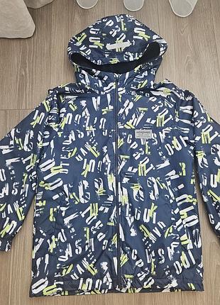 Ветровка на флисе Nordneo uban style 158-164 г