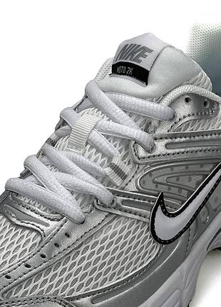Nike air max moto 2k white silver 6