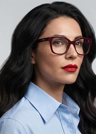 Брендовая оправа gucci gg 21040 бордо, havana, черный- original