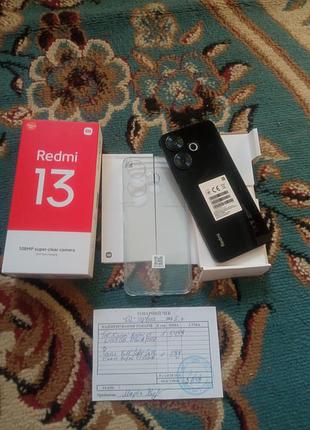 Redmi 13 6/128 гб black — состояние 10/10