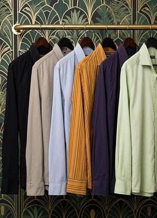 👔 чоловічі брендові сорочки m–l (h&m, casa moda, renato cavalli) | лотом або штучно