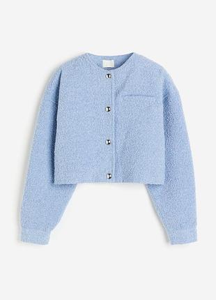Бомпер-куртка оверсайз з букле h&m xs/s 9