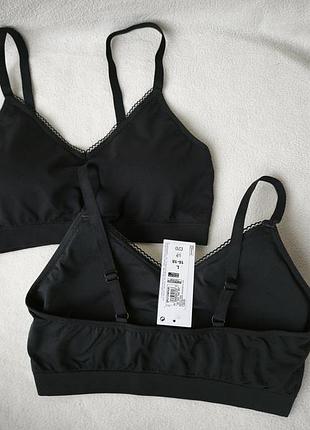 Marks&spencer р. l. бесшовный бюстгальтер топ из микрофибры