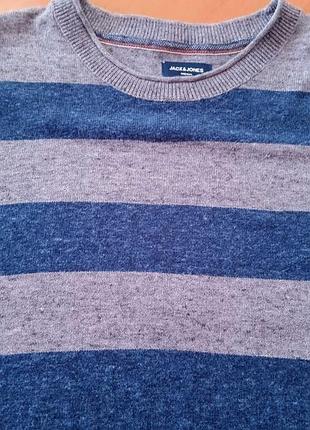 Пуловер мужской jack &amp;jones, хлопок,l