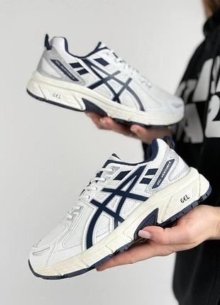 Женские кроссовки asics gel-venture 6 white navy
