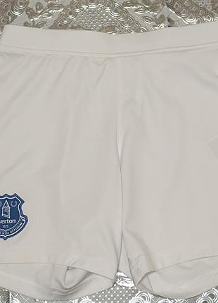 Дитячі спортивні шорти фк евертон castore білі (158 см).