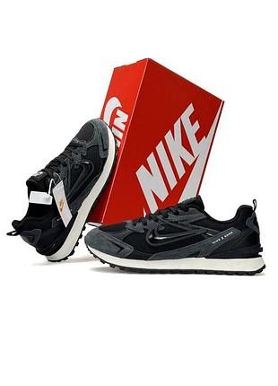 Nike waffle s dark grey black 9