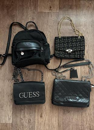 Сумочка жіноча guess шкіряна на плече, сумка