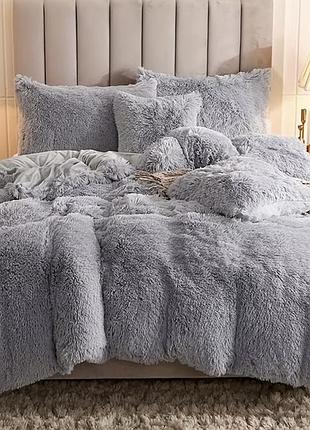 🛏️ комплект постільної білизни з довгим ворсом ✨