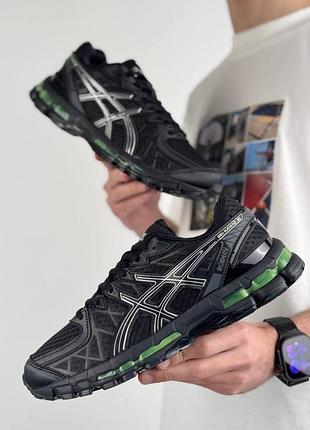 Чоловічі кросівки asics gel-kayano 20 black green