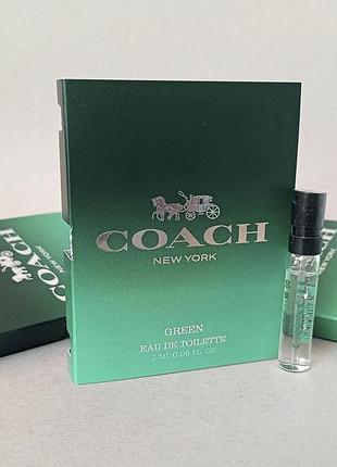 Coach green пробник для мужчин (оригинал)