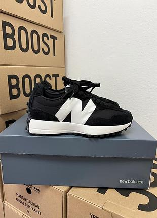 Кроссовки new balance 327 black white / Зелень белес 327 черные белые 36 37 38 39 40 41