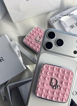 Липучка на телефон dior octobuddy / силіконовий тримач🌸