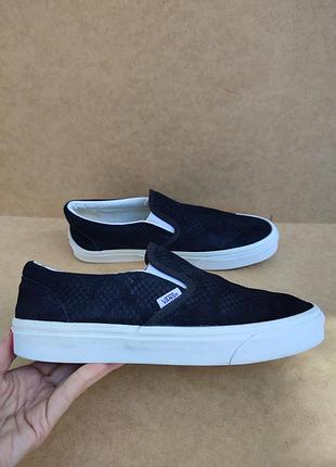 Стильні шкіряні мокасини, кеди vans
