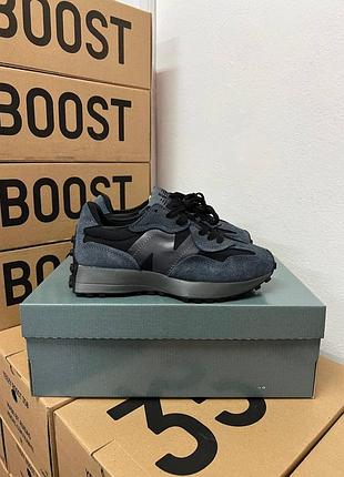 Кроссовки new balance 327 dark grey / Зелень беленс 327 темно серые 36 37 38 39 40 41
