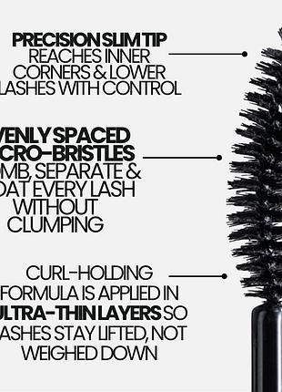 Power curl - waterproof curl-holding mascara тушь 2