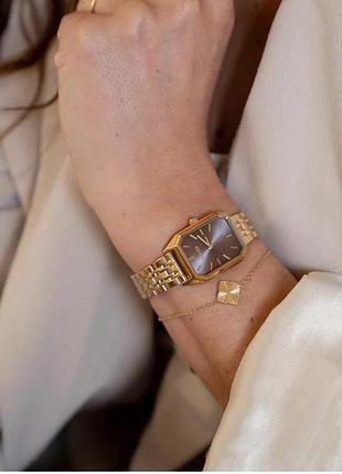 Браслет burker flora gold bracelet 3