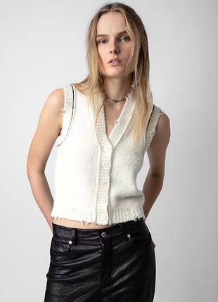 Zadig&voltaire жилетка безрукавка