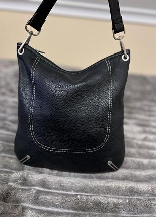 Шкіряна сумка longchamp, б/в