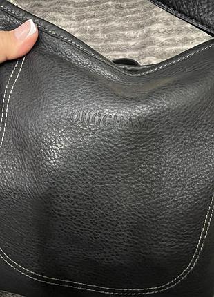 Шкіряна сумка longchamp, б/в 6