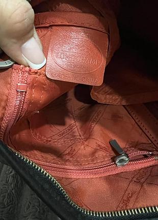 Шкіряна сумка longchamp, б/в 10
