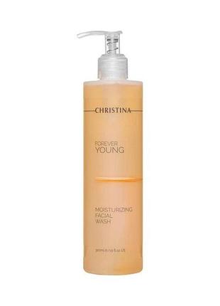 Зволожувальний гель для вмивання christina forever young moisturizing facial wash 300мл