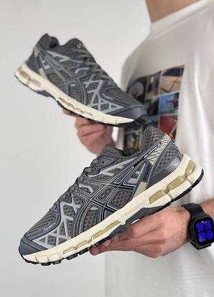 Мужские кроссовки asics gel-kayano 20 grey