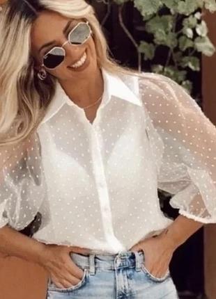 Блуза сорочка zara розмір s