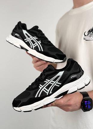 Мужские кроссовки asics gel-nyc black white