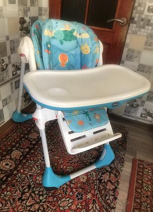 Стільчик для годування chicco polly