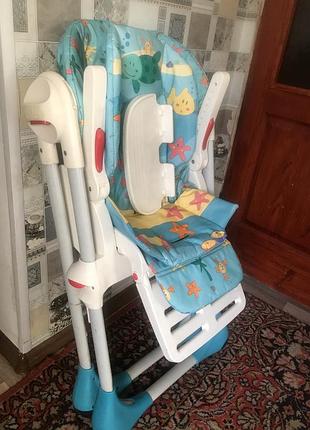 Стільчик для годування chicco polly 6
