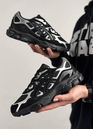 Женские кроссовки asics gel-nyc black metallic