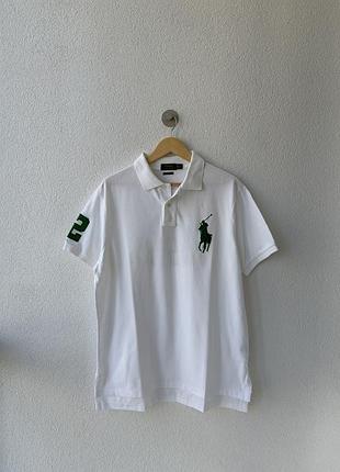 Поло з великим лого polo ralph lauren