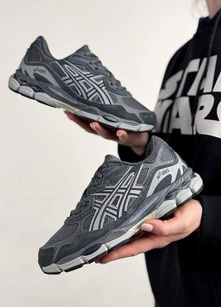 Женские кроссовки asics gel-nyc grey