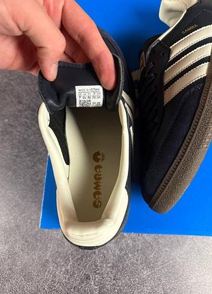 Кроссовки adidas samba blue white 7