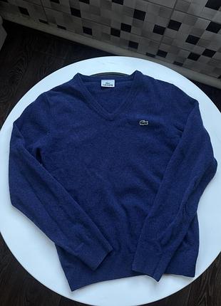 Пуловер lacoste з шерстю