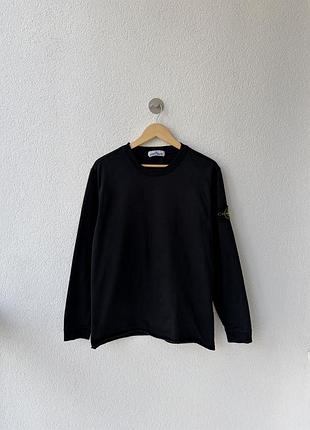 Чорний світшот stone island