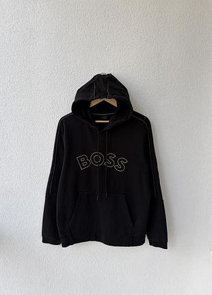 Худі з вишитим лого boss